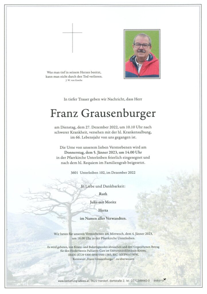 Parte Grausenburger Franz